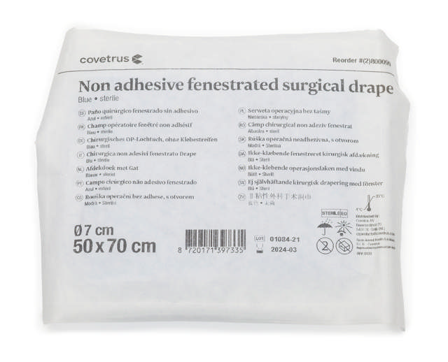 Non-adhesive Fenestrated Drape