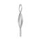 Tick Forceps Crossed Steel