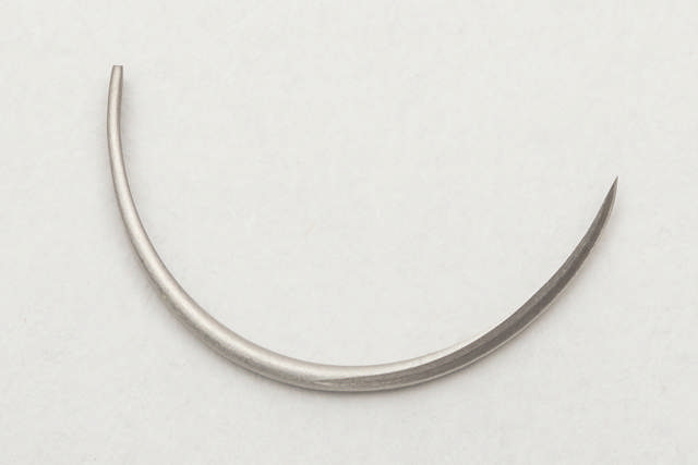 Suture Needles - Regular Eye, 12/Pk - 1/2 circle, reverse cutting