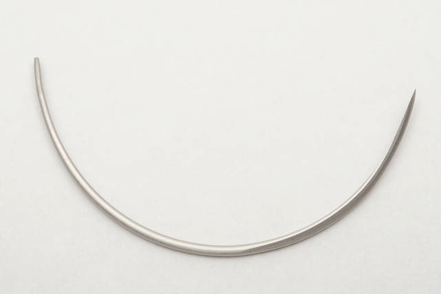 Suture Needles - Regular Eye, 12/Pk - 1/2 circle, reverse cutting