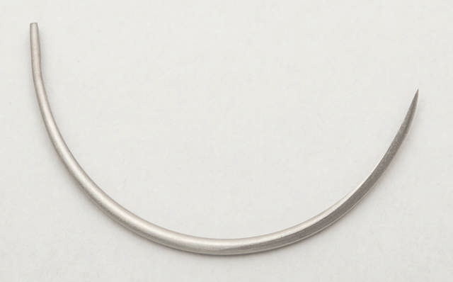 Suture Needles - Regular Eye, 12/Pk - 1/2 circle, reverse cutting