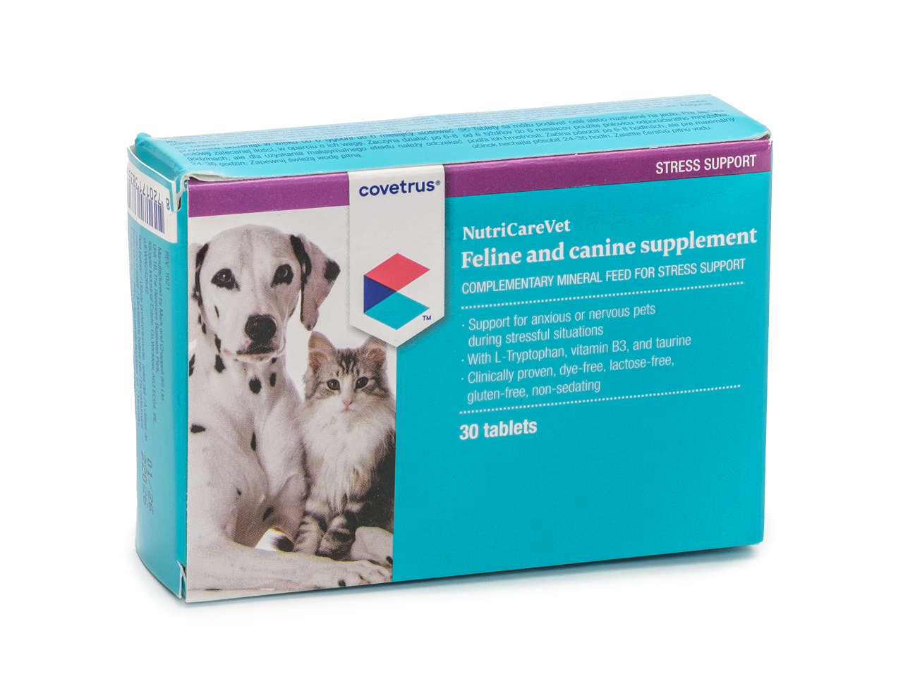 NutriCareVet Feline and Canine Supplement for Stress Support Tablets